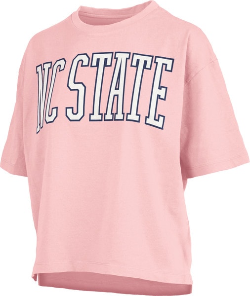 Ladies Short Sleeve Cropped Tee - B
